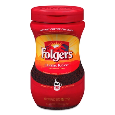 Folgers Classic Roast Instant Coffee | Drinks